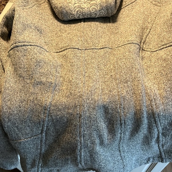 Women’s Grey Full-Zip Hoodie Jacket - Picture 7 of 10
